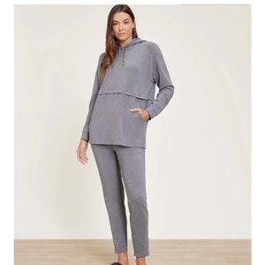 Barefoot Dreams Malibu Collection Brushed Luxe Lounge Anorak Sweatshirt